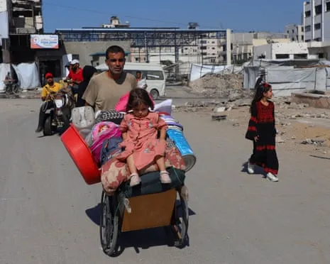 Escaping away from Peril to Death: Gaza Residents Grapple with Dire Dilemma